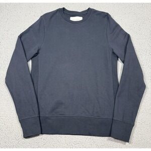Mott & Bow Sweatshirt Mens XS Blue Cotton Knit Crewneck‎ Pullover Peru PTS-21011